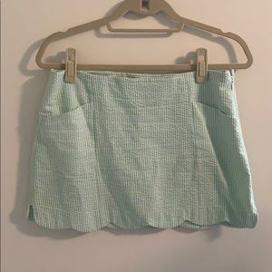 Lily Pulitzer Mini Seersucker Skirt